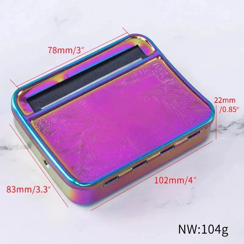 Durable Tobacco Box 70/78/110mm Paper Rolling Machine Semi Automatic Cigarette Maker for Storing Lighter Smoking Pipe Accessory - HASHTAG