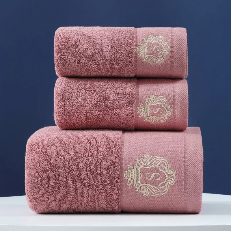 Pure Cotton Towels Three-piece With Hand Bath Towel Class - HASHTAG