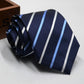 Classic Stripe Necktie Men Business Formal Wedding Tie 8Cm Blue Black Pink Red Neck Ties Fashion Shirt Dress Accessories