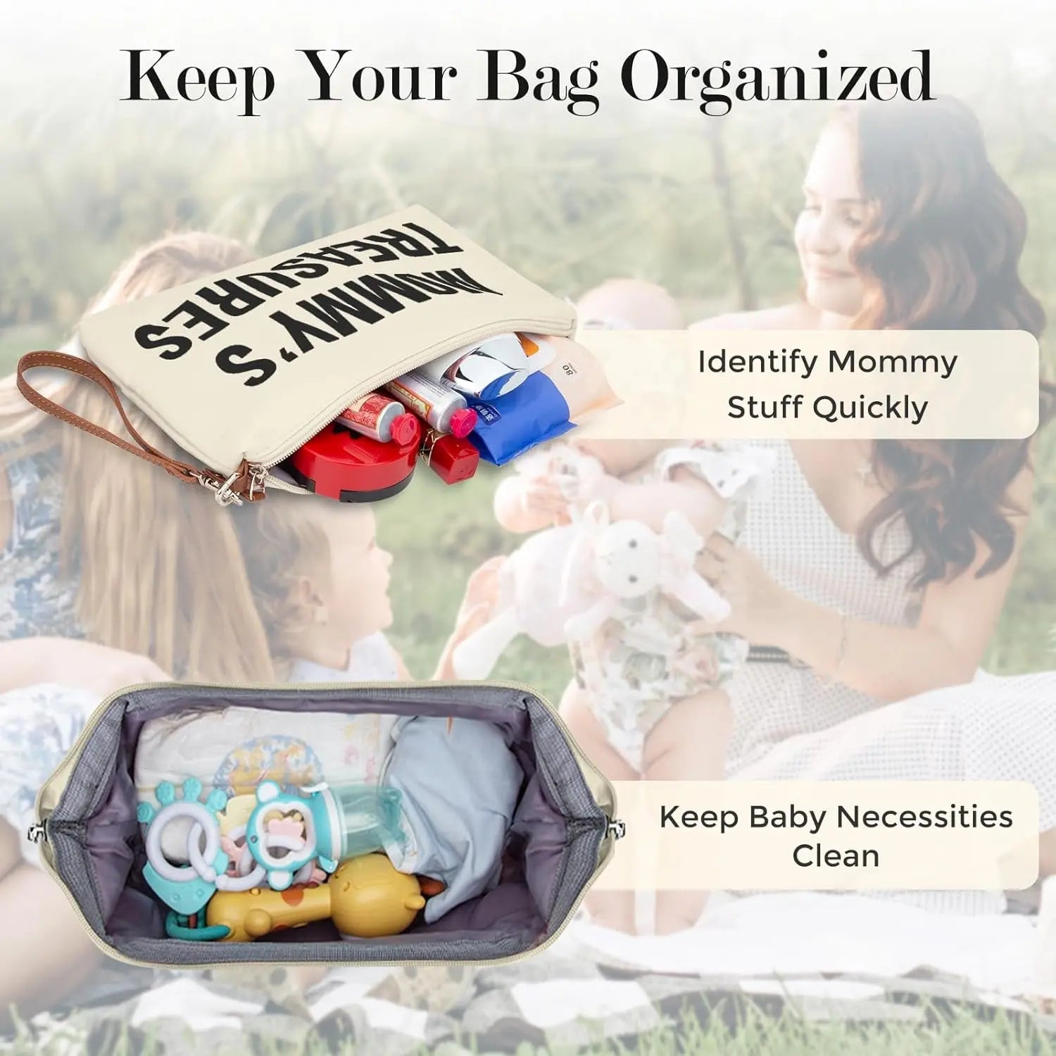 Diaper Bag Tote, Mom&