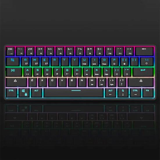 Tastiera wireless Bluetooth con tasti PBT colorati e tastiera meccanica