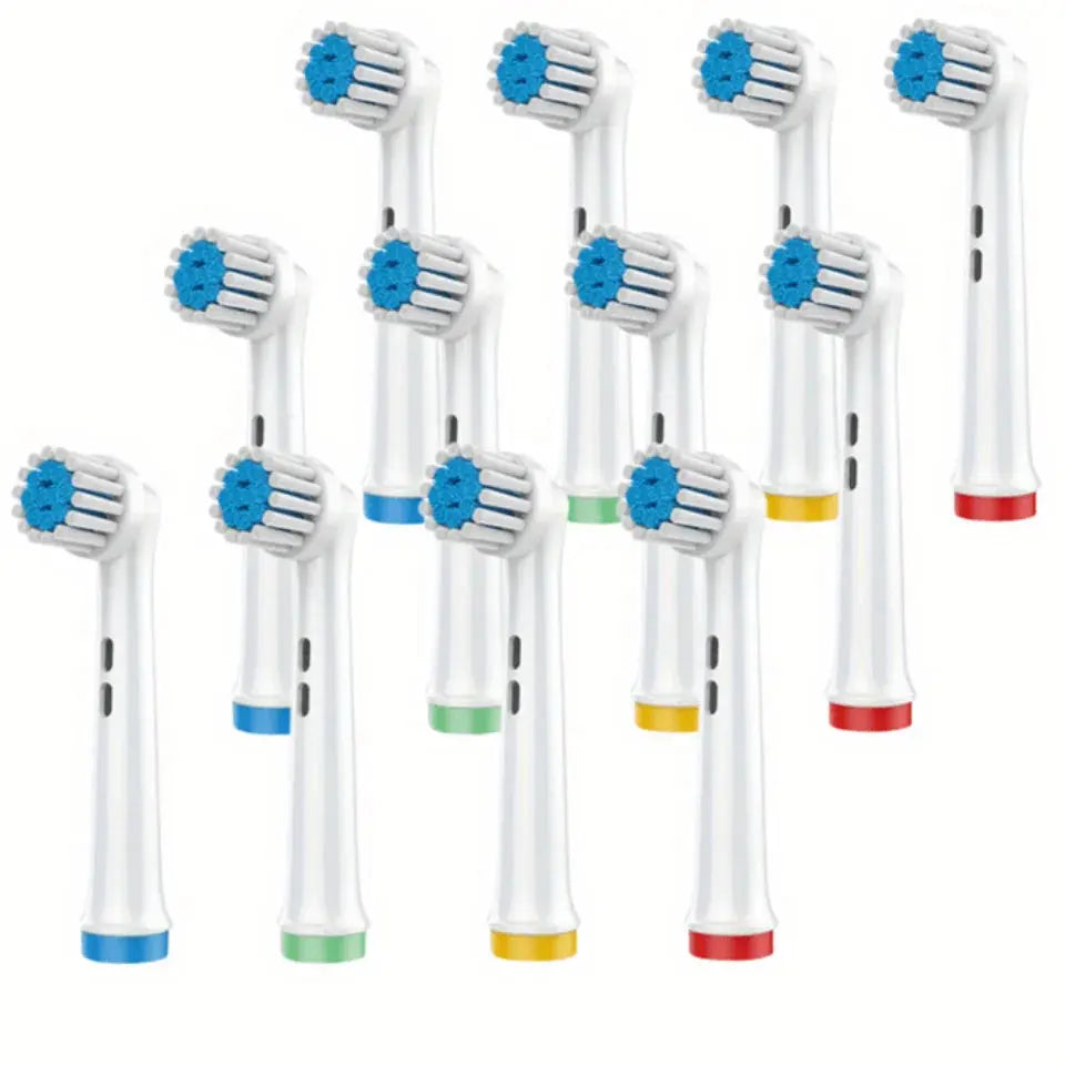 4/12/16/20 Pcs Replacement Toothbrush Heads Compatible with Oral-B Braun Professional Electric Toothbrush Heads Brush Heads - HASHTAG
