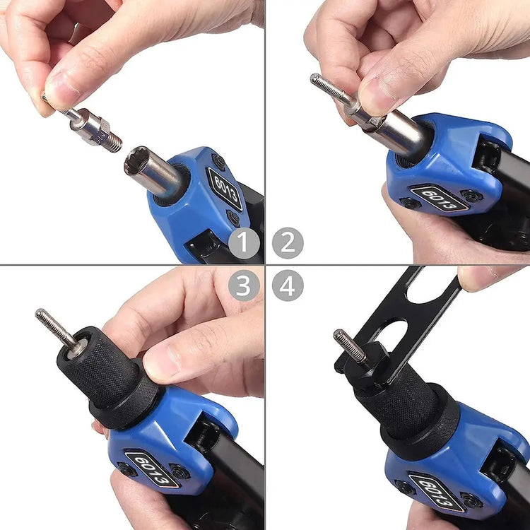 Pinze per Rivetti con 150 Dadi Filettati M3 M4 M5 M6 M8 M10 M12 - My Hashtag Shop