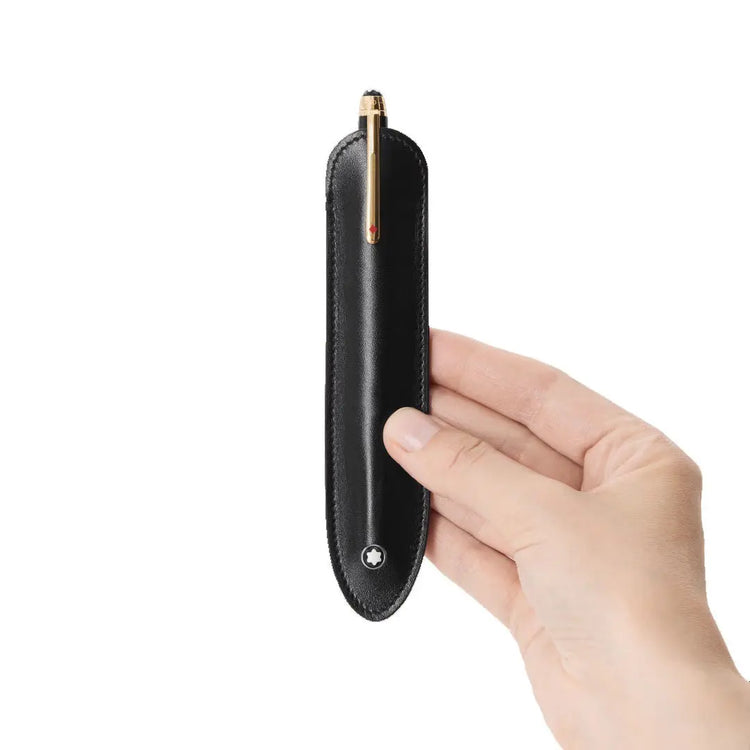 Montblanc astuccio per 1 strumento da scrittura Meisterstück nero 198338 Capodagli 1937