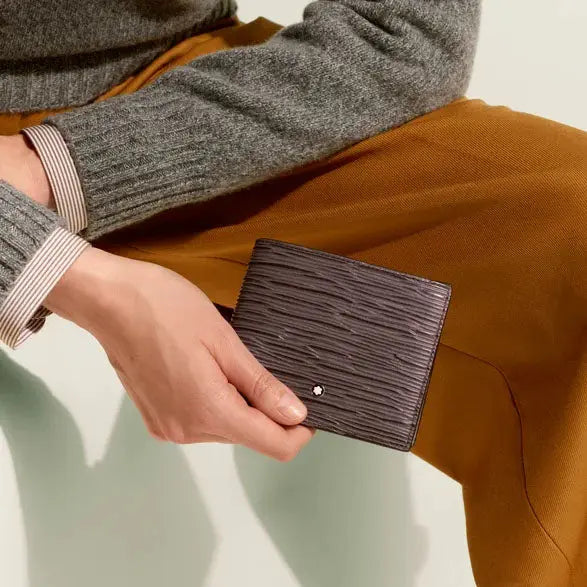 Montblanc portafoglio 4810 8 scomparti grigio caldo 198807 Capodagli 1937