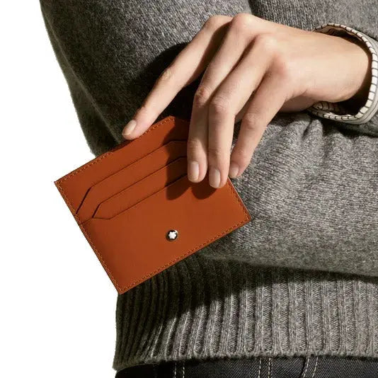 Montblanc porta carte 6 scomparti Soft ruggine 198754 Capodagli 1937