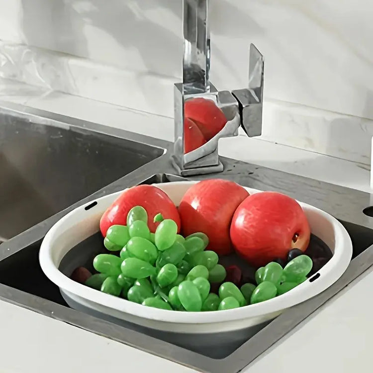 Wash Basin Laundry Baskets 3 Pack Collapsible Tub Space Saving. - HASHTAG