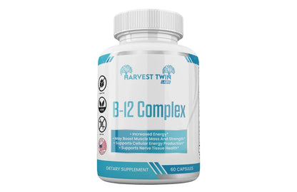 B-12 Complex Vitamin Supplement for Increased Energy & Vitality-0