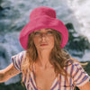 BLOOM Crochet Hat, in Hot Pink HASHTAG