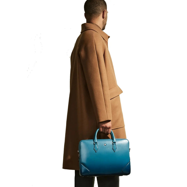 Montblanc portadocumenti Meisterstück blu fumé sfumato 199272 Capodagli 1937