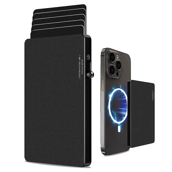 TOYFID All-Aluminum Pop Up Slide Rfid Slim Basic Card personalized wallet for men-0