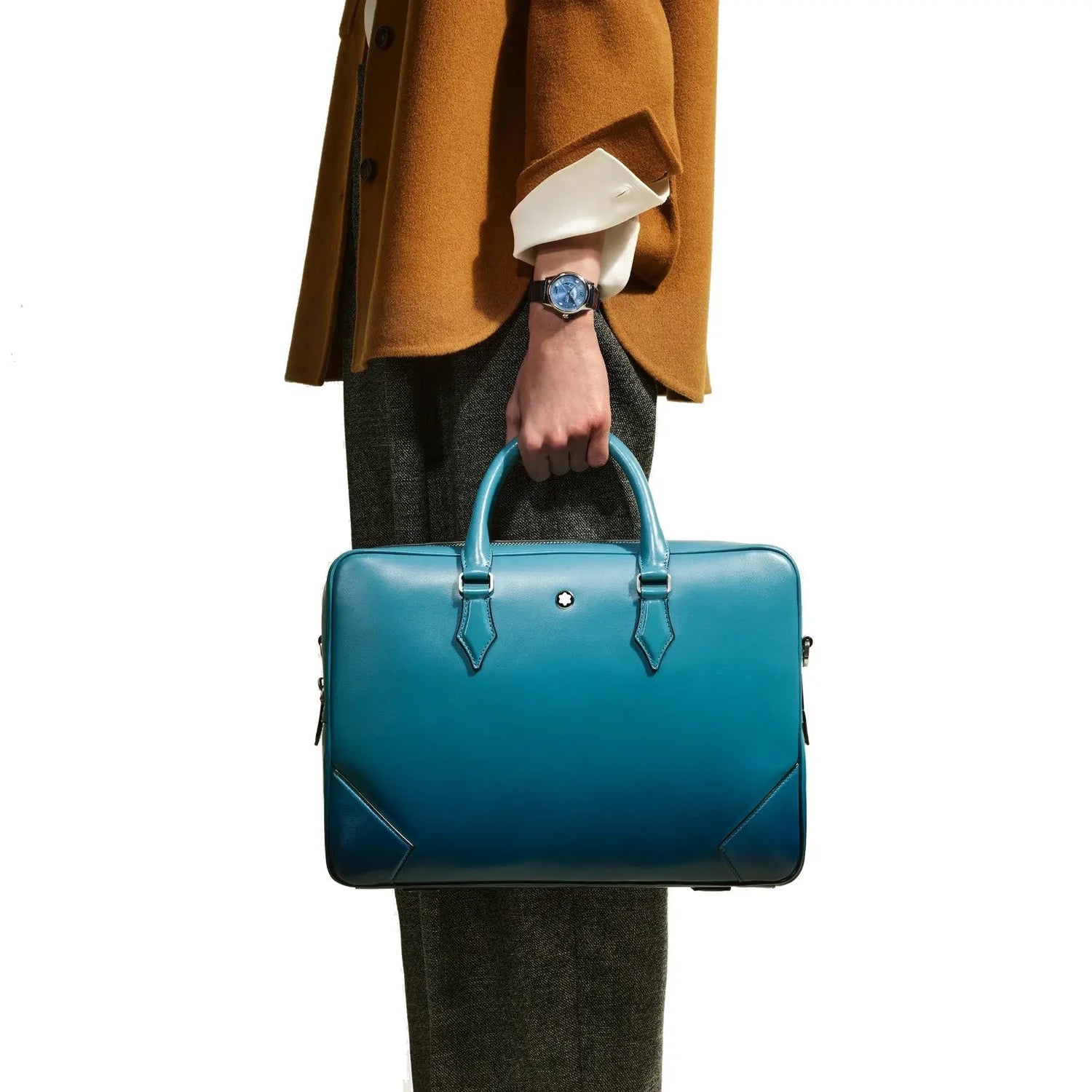 Montblanc portadocumenti Meisterstück blu fumé sfumato 199272 Capodagli 1937