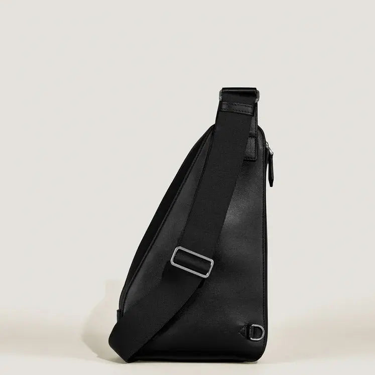 Montblanc borsa a tracolla Soft compatta nero 198742 Capodagli 1937