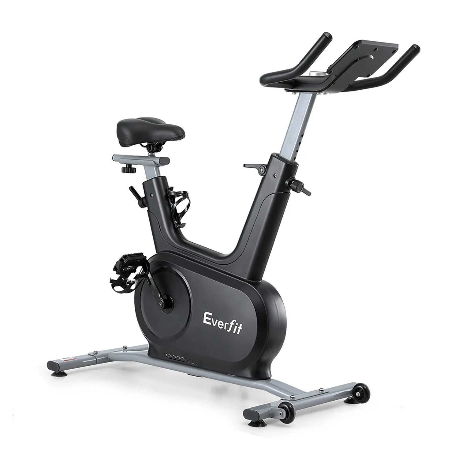 Everfit Exercise Bike Spin Bike Electromagnetic Smart Home Fitness 24-Level Resistance 120kg Bluetooth-0