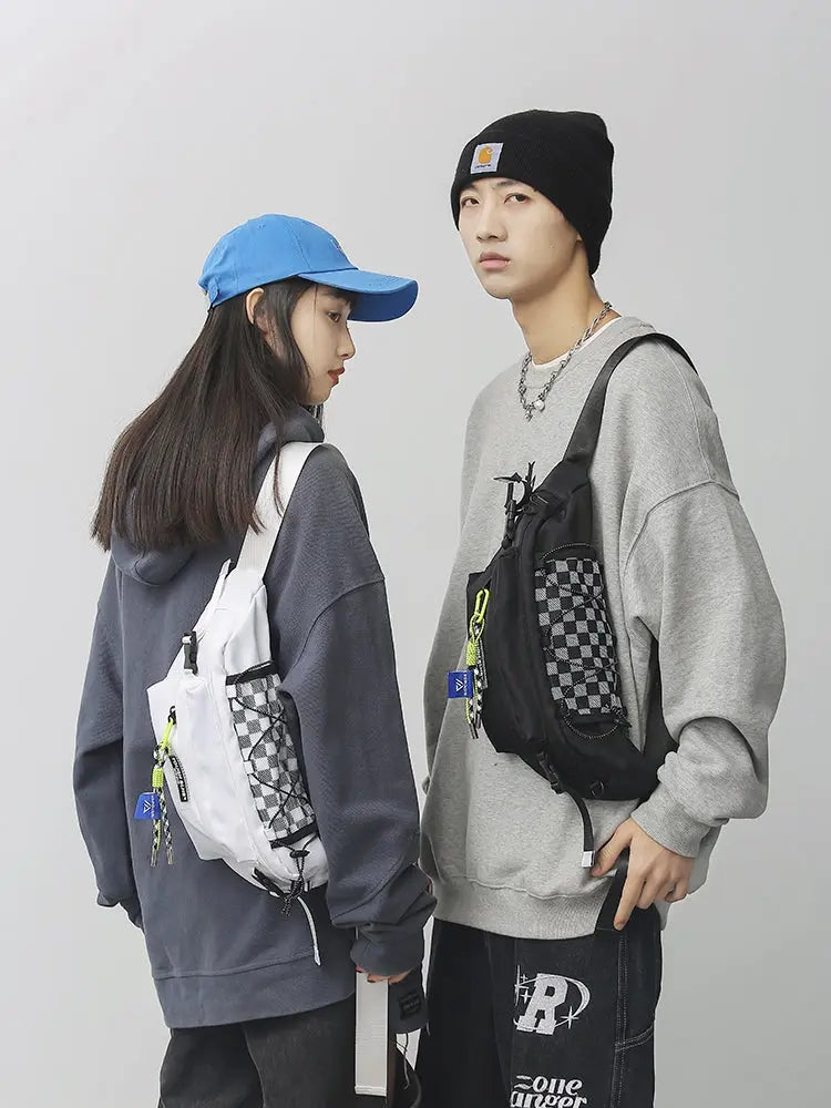 Couple Crossbody Fanny Pack for Men&Women,Large Waist Bag & Hip Bum Bag with Adjustable Strap for Outdoors Workout-0