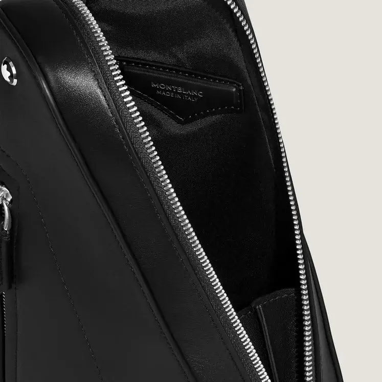 Montblanc borsa a tracolla Soft compatta nero 198742 Capodagli 1937