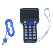 RFID Portable Handheld Access Key 125KHZ 13.56MHZ Key Fob Card Reader Copy Machine Duplicator Contactless RFID Smart Card Reader HASHTAG