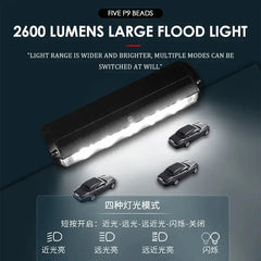 New Waterpoof 1400lm USB Rechargeable Power Bank 4000mah Aluminium Alloy Mountain Bike Night Riding Front Lamp LED Bicycle Light HASHTAG