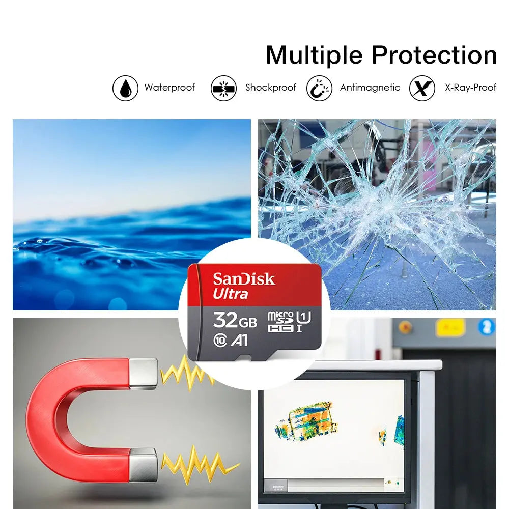 Scheda di memoria 512 GB 256 GB 128 GB 64 GB 32 GB 100 MB/S Scheda Micro SD UHS-1 Scheda flash Memoria Microsd SD + adattatore per lettore di schede HASHTAG