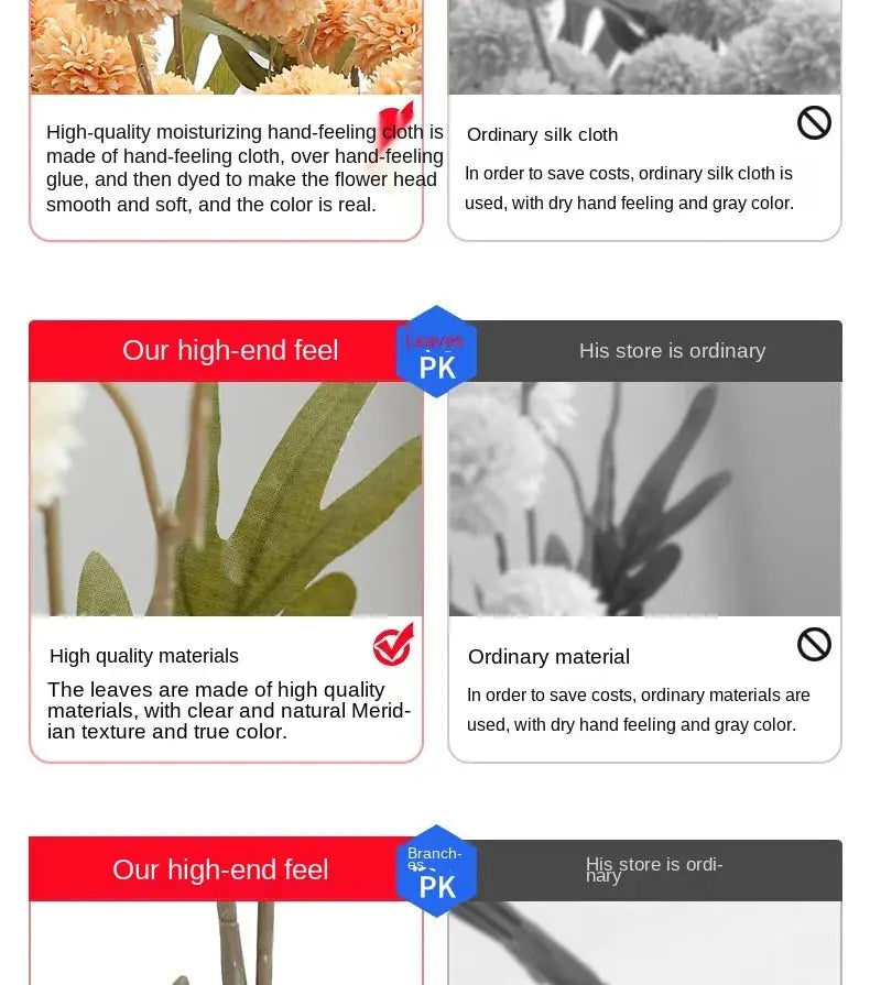 Artificial Flower Dandelion Small Thorn Ball Wedding or Home Decoration Liebe - Making Life Easier