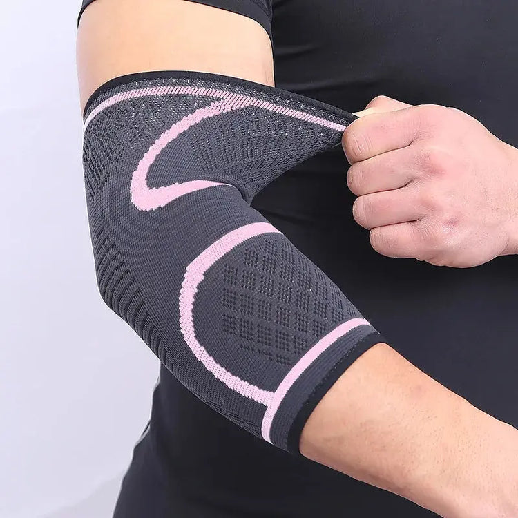 AOLIKES 1PCS Supporto per gomito Elastico Palestra Sport Gomito protettivo Pad Assorbe il sudore Sport Basket Manica del braccio Gomito Tutore - My Hashtag Shop