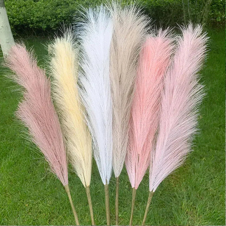Artificial Pampas Grass Dried Reed Flowers 5pz 100cm Liebe - Making Life Easier