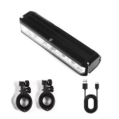 New Waterpoof 1400lm USB Rechargeable Power Bank 4000mah Aluminium Alloy Mountain Bike Night Riding Front Lamp LED Bicycle Light HASHTAG