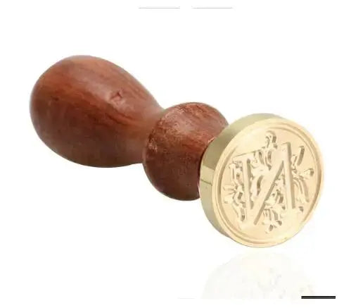 Sealing Wax Seal Stamp Ancient Classic 26 Letter A-Z Alphabet Initial - HASHTAG