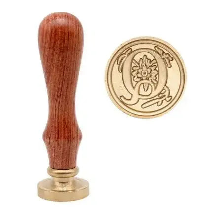 Sealing Wax Seal Stamp Ancient Classic 26 Letter A-Z Alphabet Initial - HASHTAG