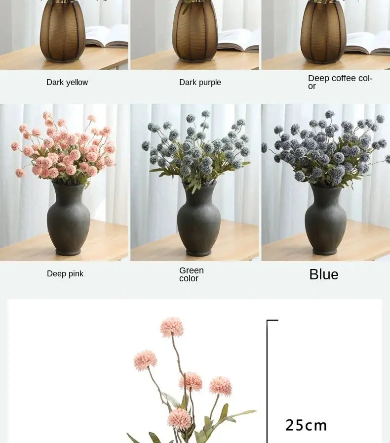 Artificial Flower Dandelion Small Thorn Ball Wedding or Home Decoration Liebe - Making Life Easier