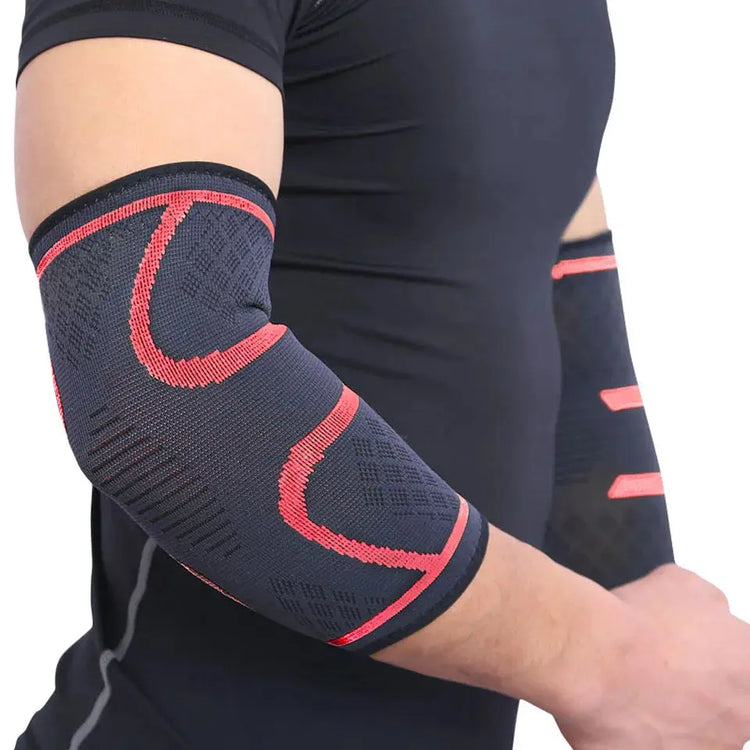 AOLIKES 1PCS Supporto per gomito Elastico Palestra Sport Gomito protettivo Pad Assorbe il sudore Sport Basket Manica del braccio Gomito Tutore - My Hashtag Shop