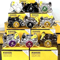 Universal 84mm 2-Piston Front Rear Disc Brake Pump for Scooter RSZ NIU Dirt Bikes for Motorcycle Brake Calipers HASHTAG