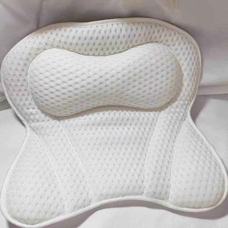 SPA Non-Slip Bath Pillow with Suction Cups Bath Tub Neck Back Support Headrest Pillows Thickened Home Cushion Accersory jacuzzi-1