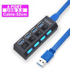 Hub USB 3.0 Hub USB 3 USB 2.0 Multi USB Splitter Adattatore di alimentazione Espansore multiplo 4/7 porte 2.0 con interruttore per accessori PC HASHTAG