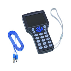 RFID Portable Handheld Access Key 125KHZ 13.56MHZ Key Fob Card Reader Copy Machine Duplicator Contactless RFID Smart Card Reader HASHTAG