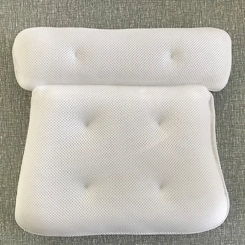SPA Non-Slip Bath Pillow with Suction Cups Bath Tub Neck Back Support Headrest Pillows Thickened Home Cushion Accersory jacuzzi-3