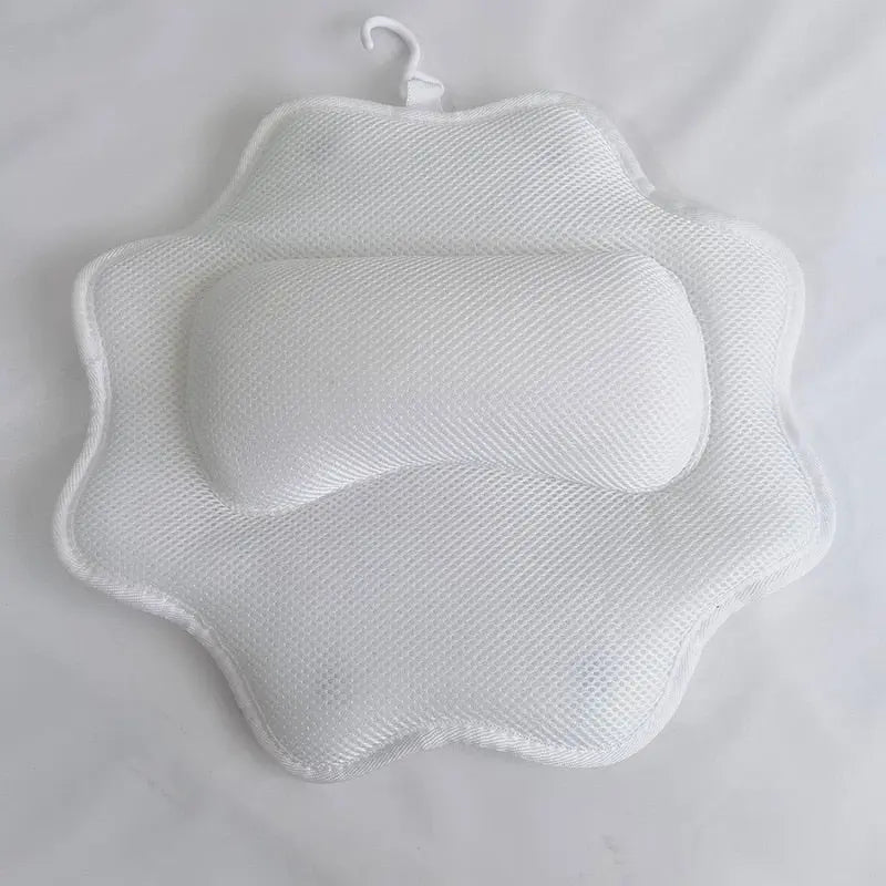 SPA Non-Slip Bath Pillow with Suction Cups Bath Tub Neck Back Support Headrest Pillows Thickened Home Cushion Accersory jacuzzi-6