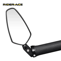 RIDERACE Motorcycle Bar Ends Rear View Mirror HASHTAG