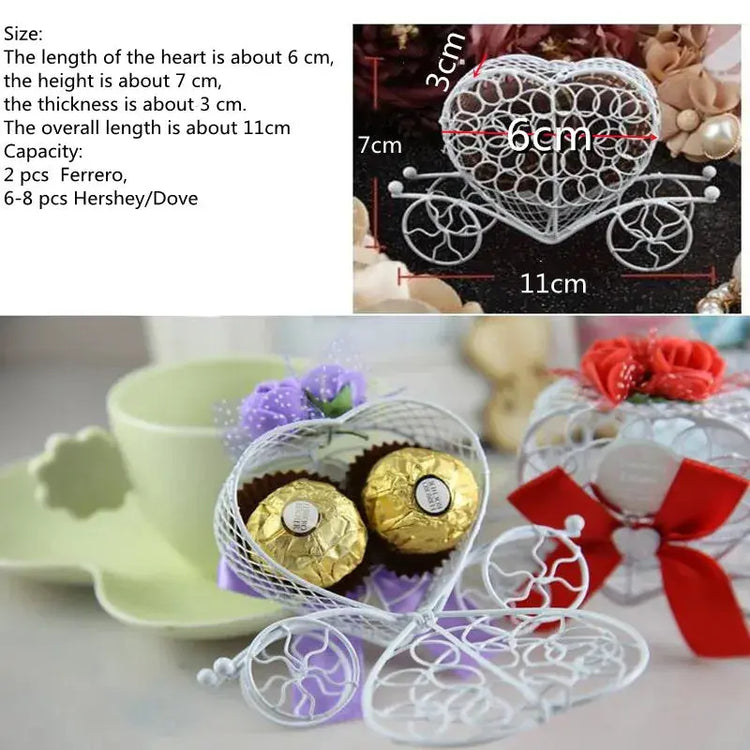 Carriage Designed Hollow Candy Box Wedding Decoration Chocolate Gift Package. Liebe - Making Life Easier