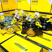 Universal 84mm 2-Piston Front Rear Disc Brake Pump for Scooter RSZ NIU Dirt Bikes for Motorcycle Brake Calipers HASHTAG