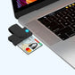 UTHAI per Windows 7 8 10 Linux OS, lettore di smart card USB SIM, per scheda bancaria IC/ID EMV SD TF Lettore di schede MMC USB-CCID ISO 7816 - My Hashtag Shop