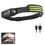 Rechargeable Ultra Bike Headlight-Wide Beam Waterproof Foldable & Portable for Road Bike & Indoor Use HASHTAG