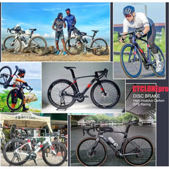 Thru Axle Disc Carbon Road Bike - 11-Speed Aero Racing Bike for Competitive Cycling & Triathlon Training HASHTAG