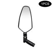 RIDERACE Motorcycle Bar Ends Rear View Mirror HASHTAG