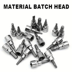 Professional 151-Piece Mechanics Tool Set 1/4\" 3/8\" 1/2\" Drive 24 Tooth Ratchet Socket Wrench Universal Metric CR-V Auto OEM HASHTAG