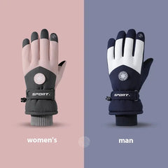 Hot Sale Touch Screen Warm Sport Men Snow Soft Lining Unisex Thicken Waterproof Ski Winter Bike Gloves HASHTAG