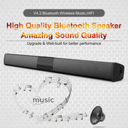 20W Wireless Bluetooth Soundbar altoparlanti Stereo Home Theater PC TV Sound Bar sistema audio Surround AUX TF Radio FM colonna BS28B HASHTAG