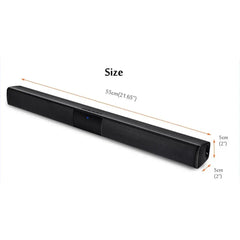 20W Wireless Bluetooth Soundbar altoparlanti Stereo Home Theater PC TV Sound Bar sistema audio Surround AUX TF Radio FM colonna BS28B HASHTAG