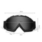 Occhiali da motocross UV con protezione UV400, antivento e antipolvere