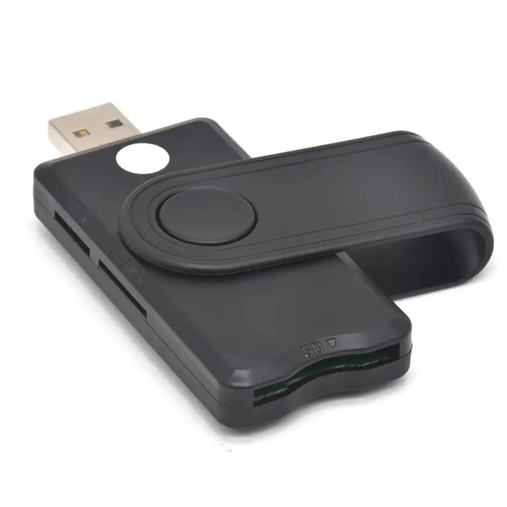 UTHAI per Windows 7 8 10 Linux OS, lettore di smart card USB SIM, per scheda bancaria IC/ID EMV SD TF Lettore di schede MMC USB-CCID ISO 7816 - My Hashtag Shop